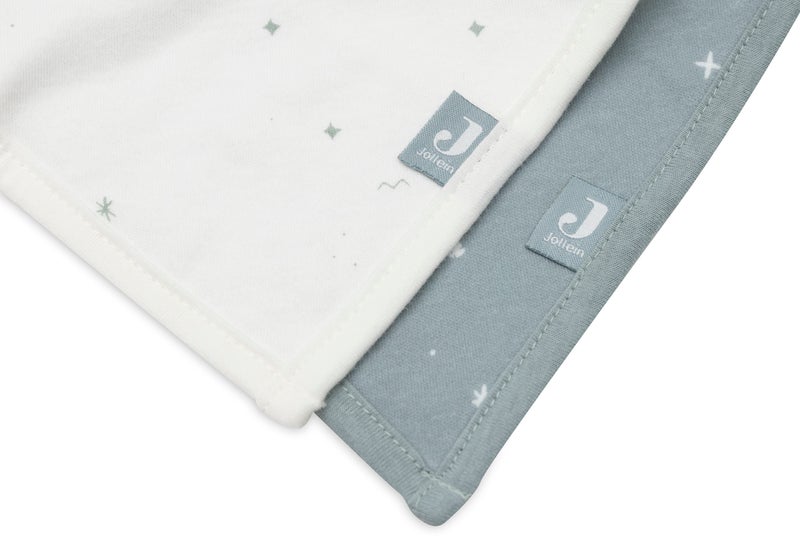 Jollein Bib Bandana Twinkling Sea Green (2pack) - Image 5